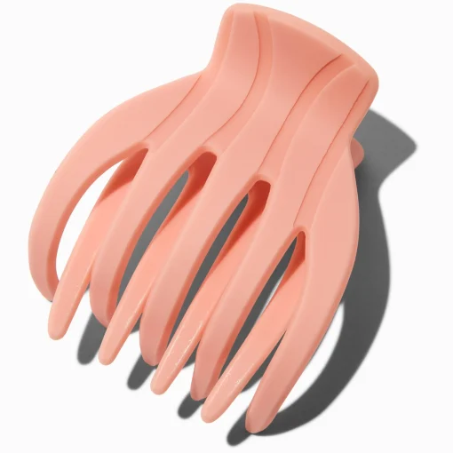 Matte Pink Yoga Hair Claw