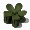Matte Sage Green Flower Medium Hair Claw