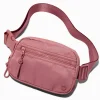 Mauve Nylon Belt Bag