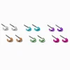 Mini Anodized Hoop Earrings - 6 Pack