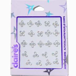 Mini Iridescent Flowers Body Gems