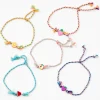 Mixed Fruit Adjustable Woven Bracelets - 5 Pack