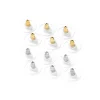 Mixed Metal Supportive Earring Backs - 12 Pack