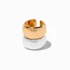 Mixed Metal Two-Tone Large Ear Cuff
