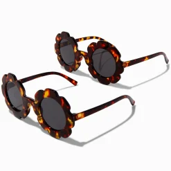 Mommy & Me Matching Tortoiseshell Daisy Sunglasses - 2 Pack