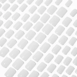 Natural Square Vegan Faux Nail Set - 100 Pack