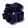 Navy Silky Giant Hair Scrunchie