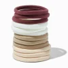 Nude Tonal Rolled Hair Ties - 12 Pack