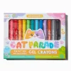 ooly® Cat Parade Twist-Up Watercolor Gel Crayons - 12 Pack