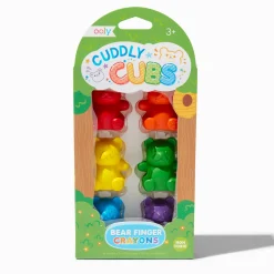 ooly® Cuddly Cubs Bear Finger Crayons - 6 Pack