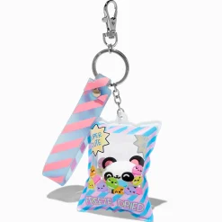 Panda "Freeze Dried" Snack Wristlet Keychain