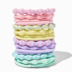 Pastel Bubble Hair Ties - 16 Pack