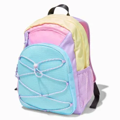 Pastel Colorblock Functional Backpack