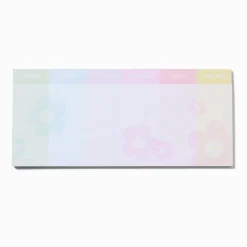 Pastel Daisy Tear-Off Weekly Planner