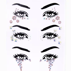 Pastel Floral Eye Gems - 3 Pack