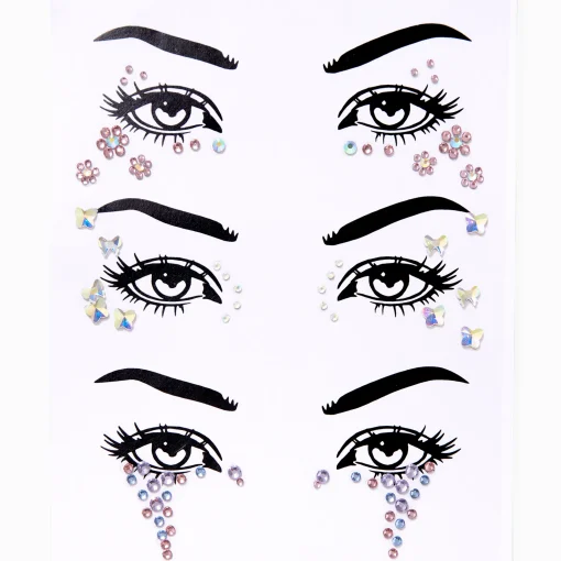 Pastel Floral Eye Gems - 3 Pack