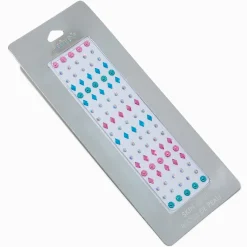 Pastel Flower Geometric Skin Gems - 100 Pack