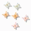 Pastel Gem Butterfly Hair Claws - 6 Pack