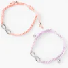 Pastel Infinity Adjustable Friendship Bracelets - 2 Pack