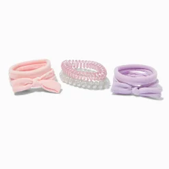 Pastel Mixed Hair Tie Set - 6 Pack