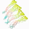 Pastel Rainbow Curly Faux Hair Clip In Extensions - 4 Pack