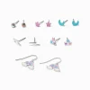Pastel Star & Rainbow Mixed Stud & Drop Earring Set - 6 Pack