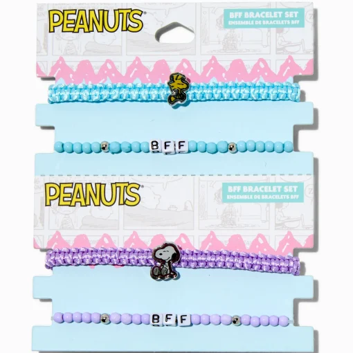 Peanuts™ Snoopy & Woodstock Best Friends Bracelet Set - 4 Pack
