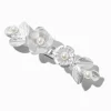 Pearlized Rose Hair Clip
