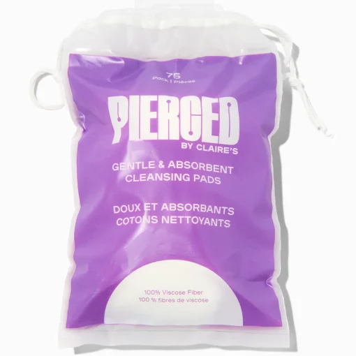 Pierced by Claire's Cleansing Pads - 75 Pack