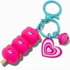 Pink Bear Trio Treat Keychain