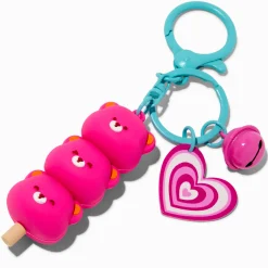 Pink Bear Trio Treat Keychain