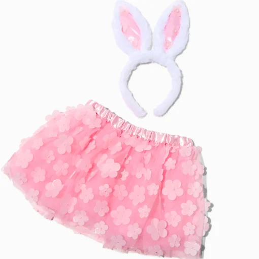 Pink Bunny Ears & Tutu Dress Up Set - 2 Pack