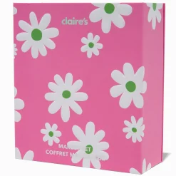 Pink Daisy Mini Book Makeup Set