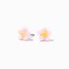 Pink Daisy Stud Earrings