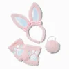 Pink Easter Bunny Furry Dress Up Set - 3 Pack
