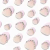 Pink Gem French Tip Stiletto Press On Vegan Faux Nail Set - 24 Pack