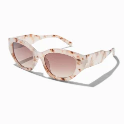 Pink Tortoiseshell Retro Sunglasses