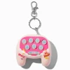 Pink Whack-A-Mole Game Controller Keychain