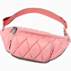 Pinnk Quilted Belt Bag