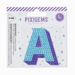 Pixigems™ by Pipstickers® Initial Sticker - A