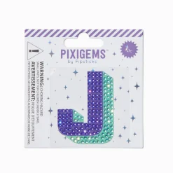 Pixigems™ by Pipstickers® Initial Sticker - J