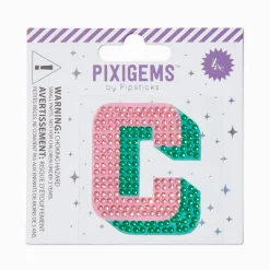 Pixigems™ by Pipstickers® Initial Sticker - C