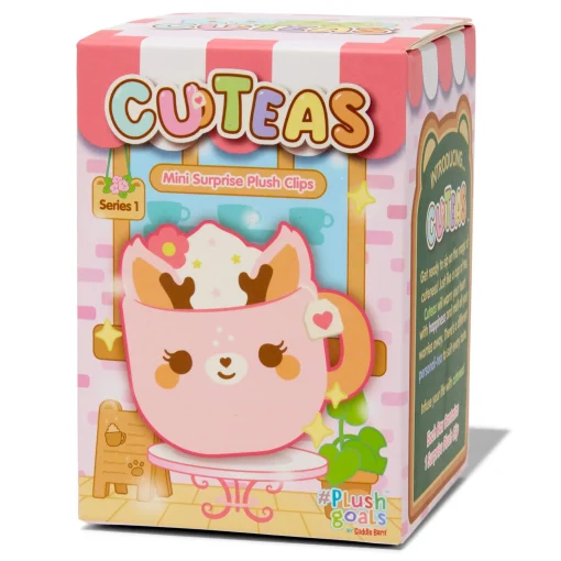 #Plush Goals by Cuddle Barn® Cuteas Series 1 Mini Surprise Plush Bag Clip - Styles Vary