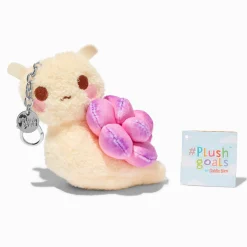 #Plush Goals by Cuddle Barn® 5'' Stelle the Moonstone Snail Plush Bag Clip