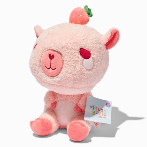 #Plush Goals by Cuddle Barn® 10'' Sylvie the Strawberry Capybara Plush Toy