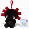 #Plush Goals by Cuddle Barn® Claire's Exclusive 3'' Black Axolotl Plush Bag Clip