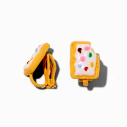 Puff Pastry Clip-On Stud Earrings