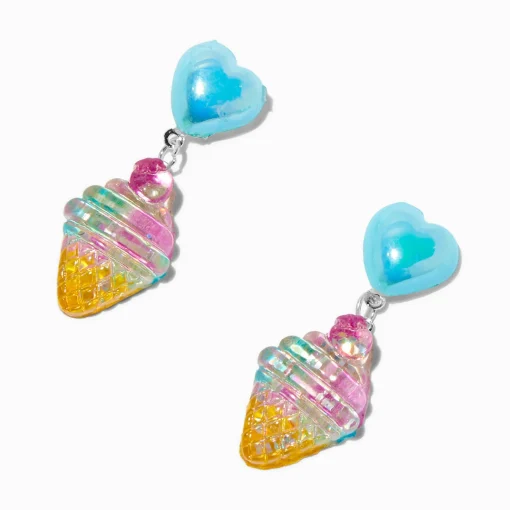 Puffy Ice Cream Drop Earrings