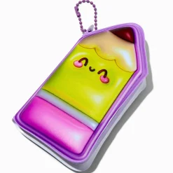 Puffy Pencil Mini Notebook Keychain