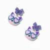 Puffy Sunglasses Cat Drop Earrings